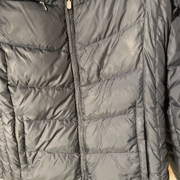 Lands End Black Sz L Warm Puffer Coat - Picture 7 of 10